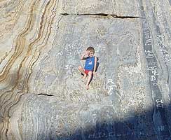 marble stone engravings Erongo Namibia